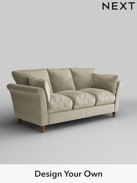 Plush Chenille/Light Natural Hartley Relaxed Sit (W43678) | £1,275