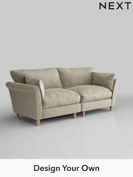 Plush Chenille/Light Natural Hartley Relaxed Sit (W43678) | £1,375
