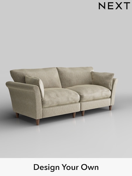 Plush Chenille/Light Natural Hartley Relaxed Sit (W43678) | £1,375