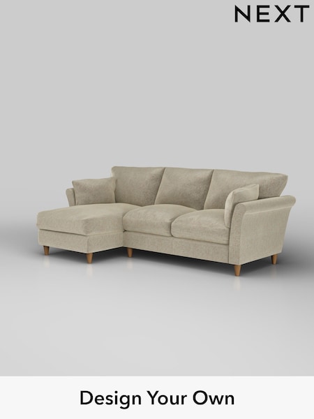 Plush Chenille/Light Natural Hartley Relaxed Sit (W43678) | £1,899