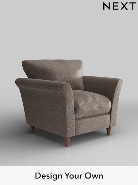 Plush Chenille/Mink Brown Hartley Relaxed Sit (W43679) | £825
