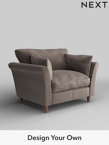 Plush Chenille/Mink Brown Hartley Relaxed Sit (W43679) | £925