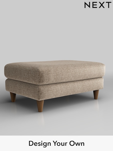 Plush Chenille/Mid Natural Hartley Highback Relaxed Sit (W43682) | £425