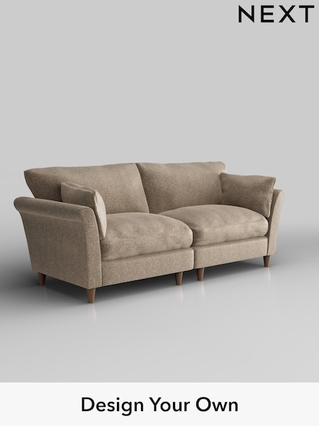 Plush Chenille/Mid Natural Hartley Relaxed Sit (W43683) | £1,375