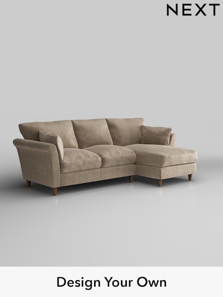 Plush Chenille/Mid Natural Hartley Relaxed Sit (W43683) | £1,899