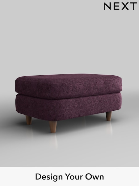 Plush Chenille/Dark Plum Purple Camden (W43720) | £350