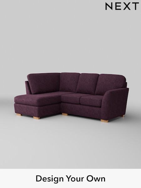 Plush Chenille/Dark Plum Purple Malvern (W43721) | £1,350