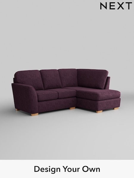 Plush Chenille/Dark Plum Purple Malvern (W43721) | £1,350