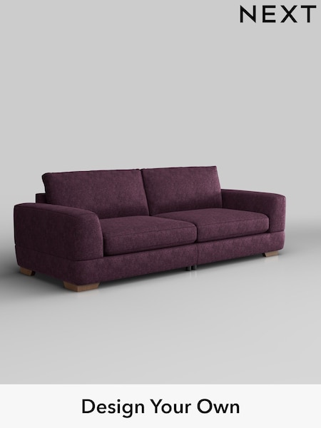 Plush Chenille/Dark Plum Purple Clayton (W43743) | £1,425