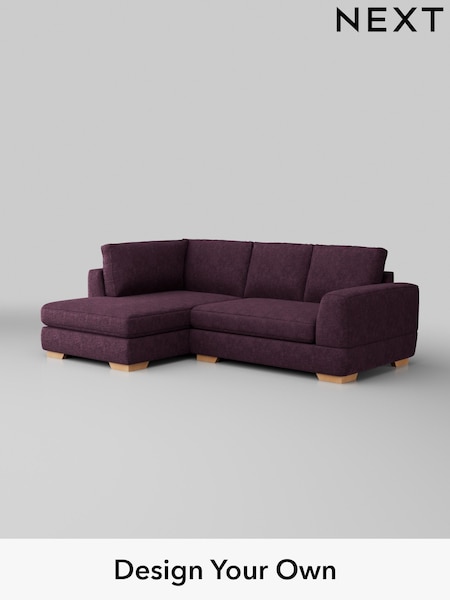 Plush Chenille/Dark Plum Purple Clayton (W43743) | £1,725