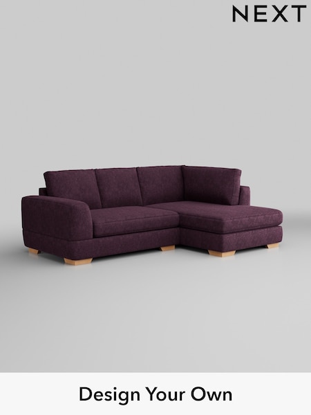 Plush Chenille/Dark Plum Purple Clayton (W43743) | £1,725