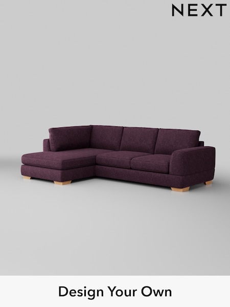 Plush Chenille/Dark Plum Purple Clayton (W43743) | £1,825