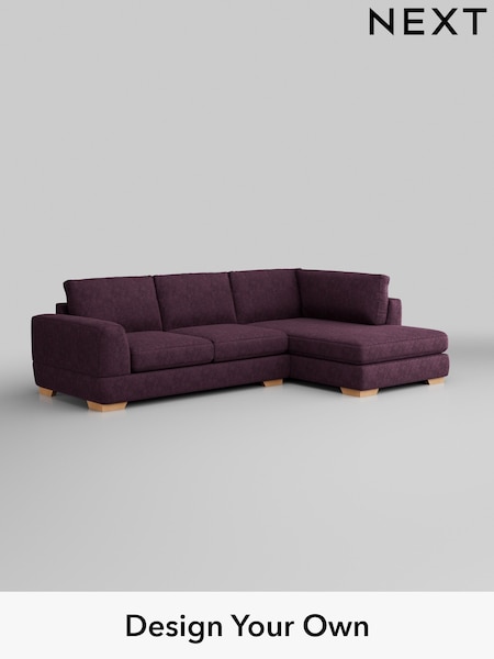 Plush Chenille/Dark Plum Purple Clayton (W43743) | £1,825