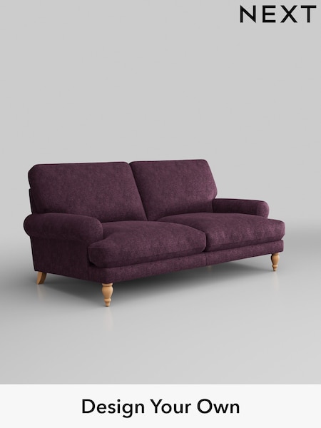 Plush Chenille/Dark Plum Purple Erin Deep Relaxed Sit (W43744) | £1,275