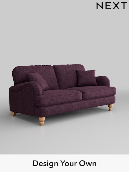 Plush Chenille/Dark Plum Purple Lilly Ii (W43745) | £950