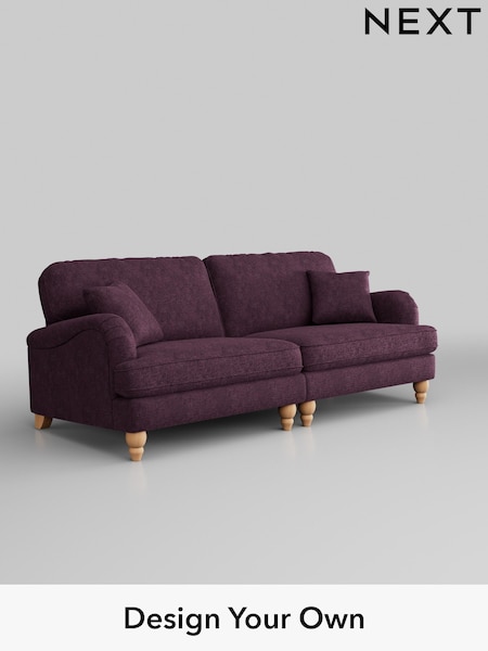 Plush Chenille/Dark Plum Purple Lilly Ii (W43745) | £1,150