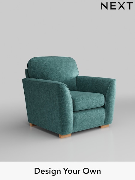 Plush Chenille/Dark Teal Green Malvern (W43774) | £625