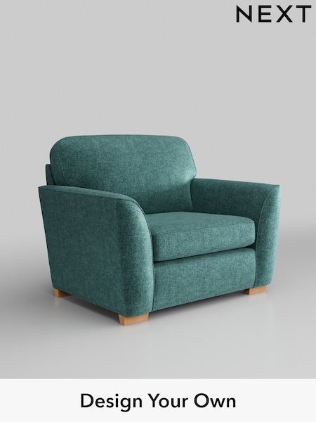 Plush Chenille/Dark Teal Green Malvern (W43774) | £725
