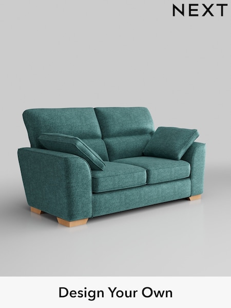 Plush Chenille/Dark Teal Green Stamford Highback (W43775) | £1,199
