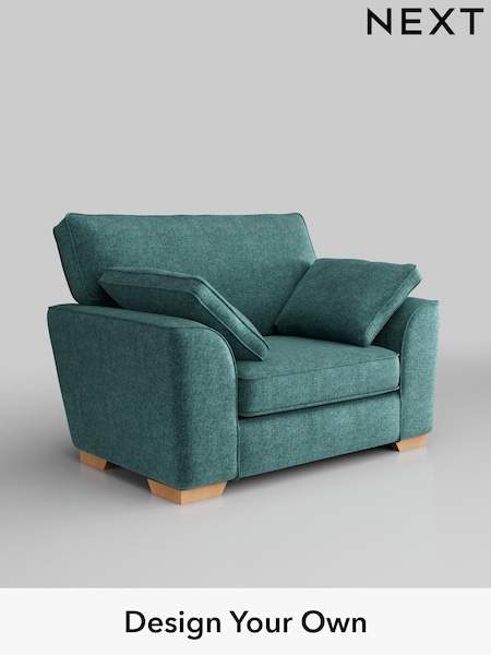 Plush Chenille/Dark Teal Green Stamford (W43776) | £850
