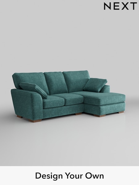 Plush Chenille/Dark Teal Green Stamford (W43776) | £1,699