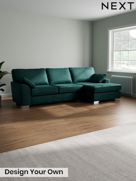 Plush Chenille/Dark Teal Green Stamford (W43776) | £1,950