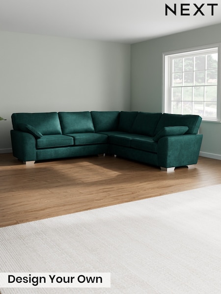 Plush Chenille/Dark Teal Green Stamford (W43776) | £2,550