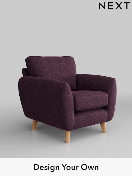 Plush Chenille/Dark Plum Purple Wilson (W43779) | £550