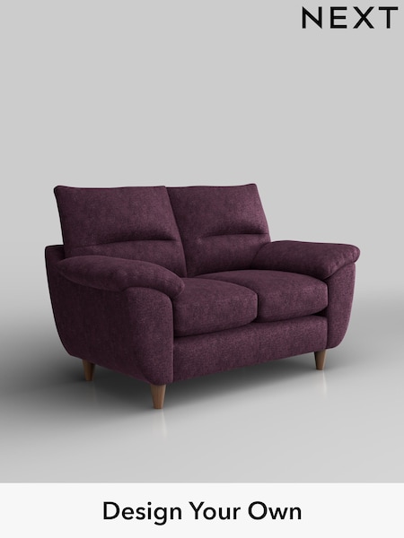 Plush Chenille/Dark Plum Purple Elliot Highback (W43780) | £975