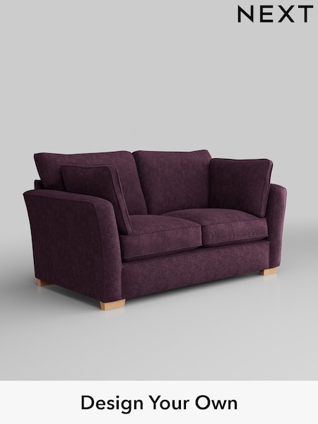 Plush Chenille/Dark Plum Purple Heath Highback (W43781) | £1,125