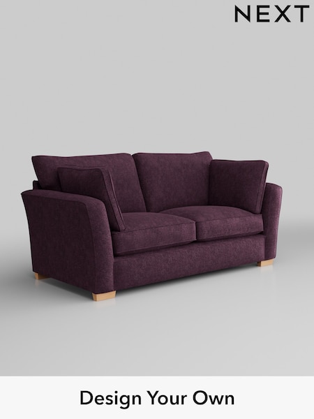 Plush Chenille/Dark Plum Purple Heath Highback (W43781) | £1,225