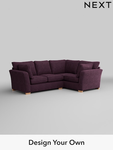Plush Chenille/Dark Plum Purple Heath Highback (W43781) | £2,050