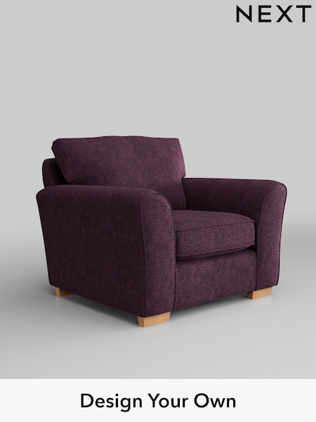 Plush Chenille/Dark Plum Purple Michigan Ii (W43782) | £625