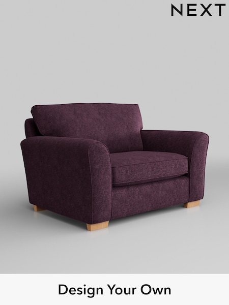 Plush Chenille/Dark Plum Purple Michigan Ii (W43782) | £725