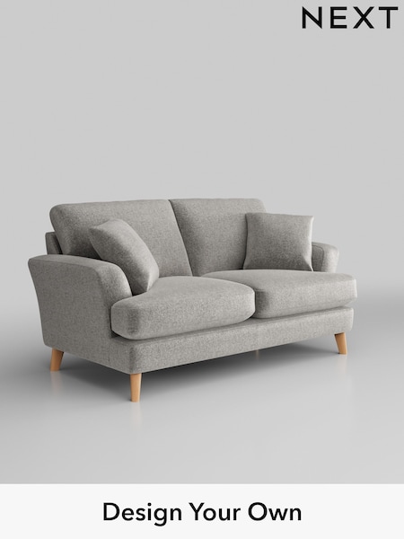 Plush Chenille/Light Grey Conway Relaxed Sit (W43797) | £1,250