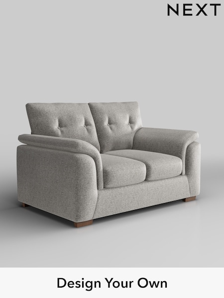 Plush Chenille/Light Grey Hayden Buttoned Back (W43799) | £1,025