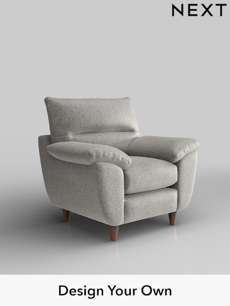 Plush Chenille/Light Grey Elliot Highback (W43802) | £675