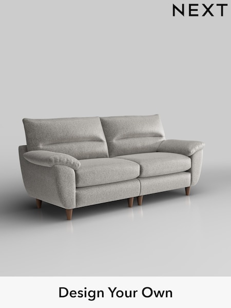 Plush Chenille/Light Grey Elliot Highback (W43802) | £1,275
