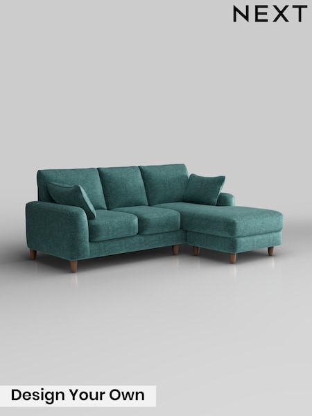 Plush Chenille/Dark Teal Green Campbell (W43803) | £1,575