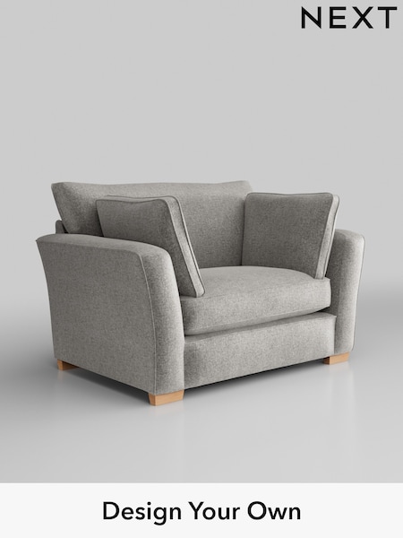 Plush Chenille/Light Grey Heath Highback (W43804) | £850