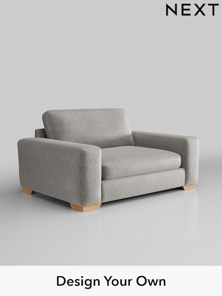 Plush Chenille/Light Grey Houghton Deep Sit (W43805) | £1,175