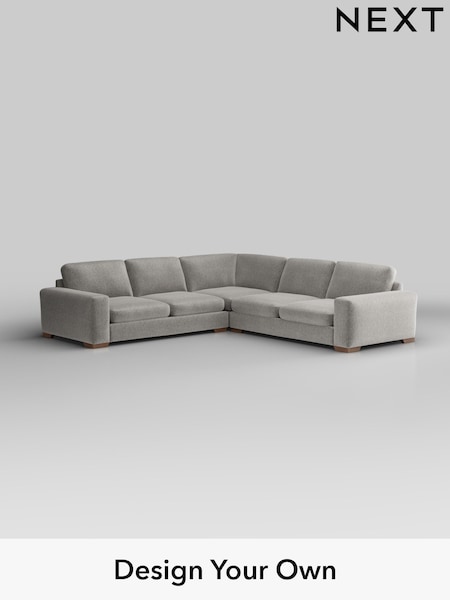 Plush Chenille/Light Grey Houghton Deep Sit (W43805) | £2,875