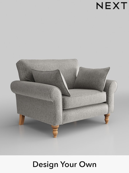 Plush Chenille/Light Grey Mallory (W43807) | £725