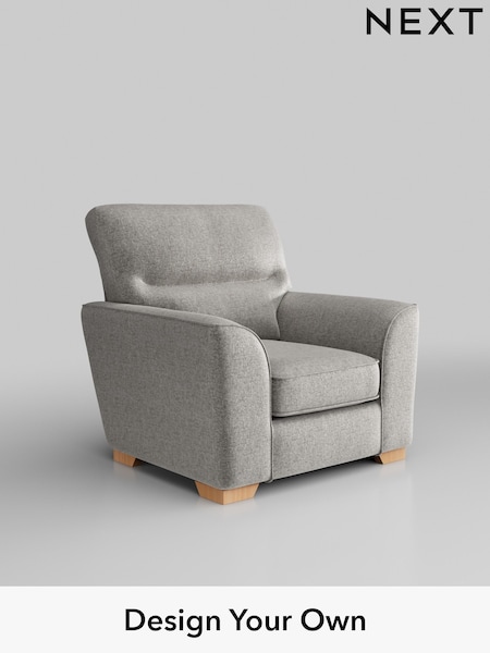 Plush Chenille/Light Grey Stamford Highback (W43811) | £799