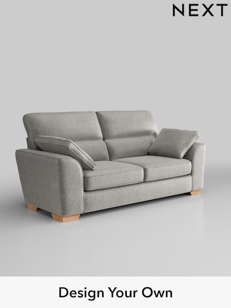Plush Chenille/Light Grey Stamford Highback (W43811) | £1,299