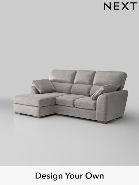 Plush Chenille/Light Grey Stamford Highback (W43811) | £1,775
