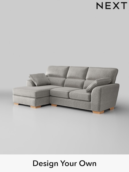 Plush Chenille/Light Grey Stamford Highback (W43811) | £1,875