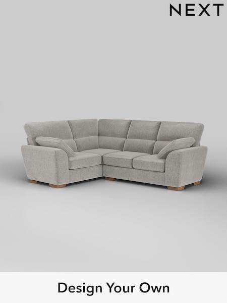 Plush Chenille/Light Grey Stamford Highback (W43811) | £2,150