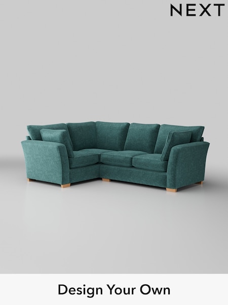 Plush Chenille/Dark Teal Green Heath Highback (W43815) | £2,050