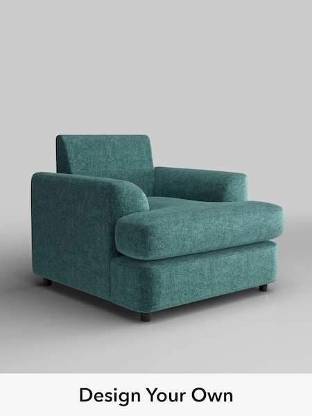 Plush Chenille/Dark Teal Green Parker Platform (W43817) | £875